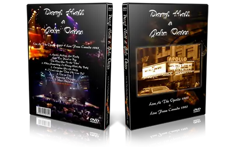 Artwork Cover of Hall and Oates Compilation DVD Apollo 1985 Proshot