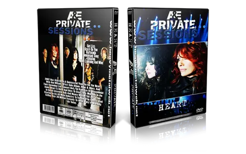 Artwork Cover of Heart Compilation DVD A and E Private Session 2007 Proshot