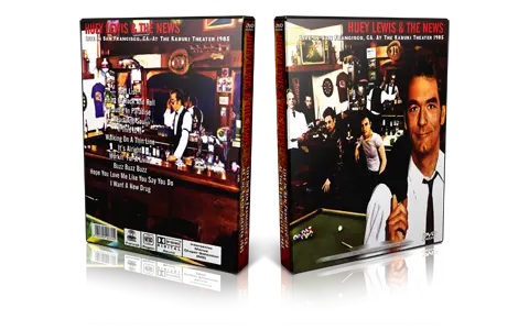 Artwork Cover of Huey Lewis Compilation DVD San Francisco 1985 Proshot