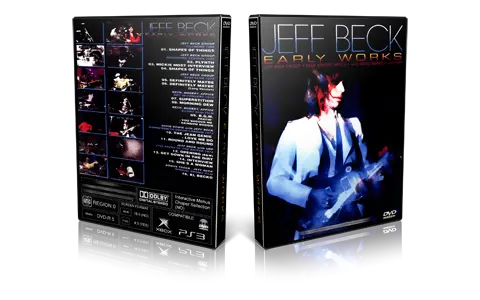 Artwork Cover of Jeff Beck Compilation DVD Early Works 1968-1974 Proshot