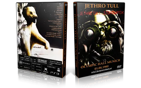 Artwork Cover of Jethro Tull 1980-04-01 DVD Munich Proshot