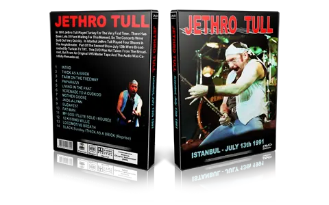 Artwork Cover of Jethro Tull 1991-07-13 DVD Istanbul Proshot