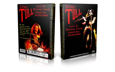 Artwork Cover of Jethro Tull 2007-04-25 DVD Buenos Aires Proshot