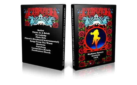 Artwork Cover of Jethro Tull Compilation DVD New York City 1978 Proshot