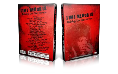Artwork Cover of Jimi Hendrix Compilation DVD Anthology 1967-1970 Proshot