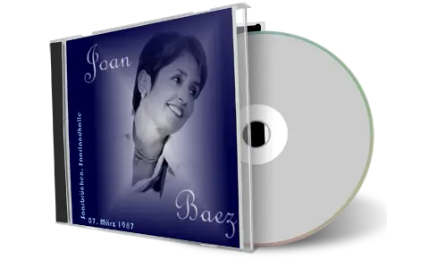 Artwork Cover of Joan Baez 1987-03-07 CD Saarbrucken Audience