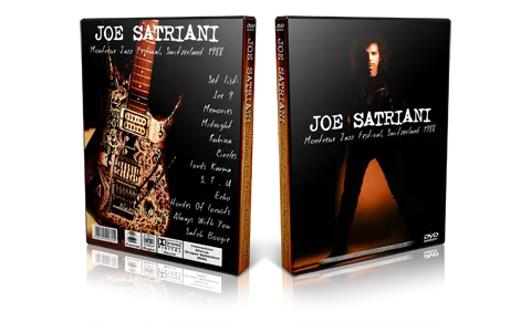 Artwork Cover of Joe Satriani Compilation DVD Montreux Jazz Festival 1988 Proshot
