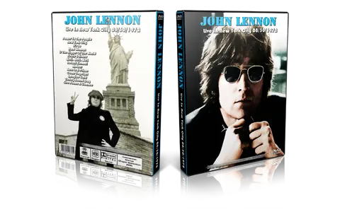Artwork Cover of John Lennon 1972-08-30 DVD New York City Proshot