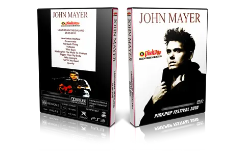 Artwork Cover of John Mayer 2010-05-29 DVD Pink Pop Festival Proshot