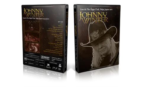 Artwork Cover of Johnny Winter 2011-04-15 DVD Tokyo Proshot