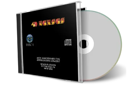 Artwork Cover of Kansas 2013-08-17 CD Pittsburgh Audience