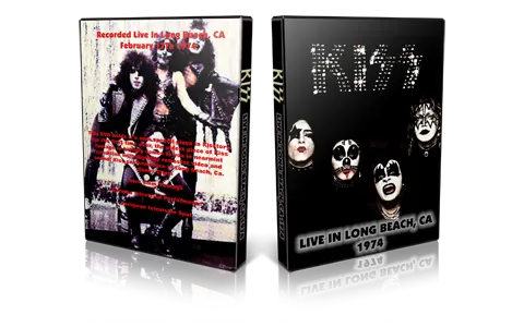 Artwork Cover of KISS 1974-02-17 DVD Long Beach Proshot