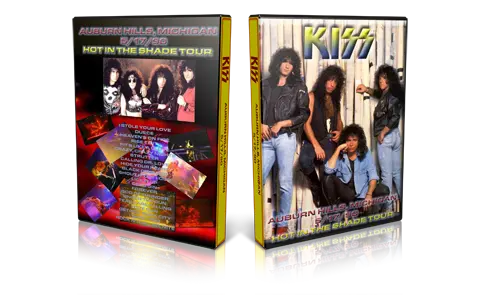 Artwork Cover of KISS Compilation DVD Auburn Hills 1990 Proshot