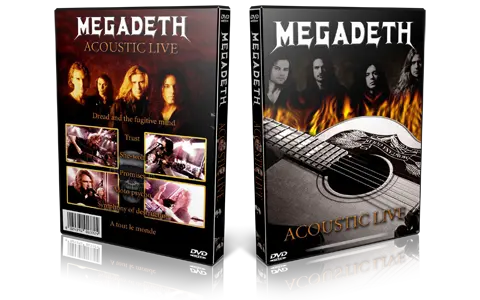 Artwork Cover of Megadeth Compilation DVD Acoustic Live Proshot