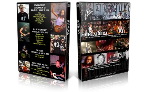 Artwork Cover of Metallica Compilation DVD California 2002-2003 Proshot