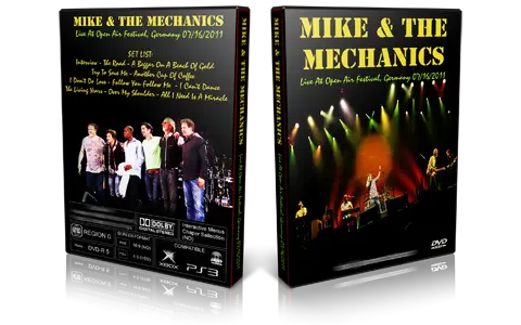 Artwork Cover of Mike and the Mechanics 2011-07-16 DVD Wacken Open Air Festival Proshot