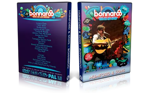 Artwork Cover of Mumford and Sons 2015-06-13 DVD Bonnaroo Festival 2015 Proshot