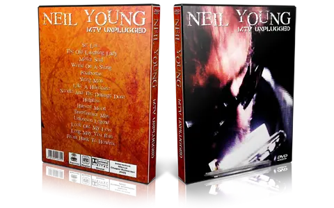 Artwork Cover of Neil Young Compilation DVD MTV Unplugged Proshot