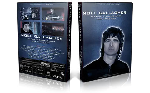 Artwork Cover of Noel Gallagher 2006-01-28 DVD Paris Proshot