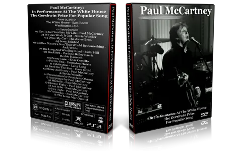 Artwork Cover of Paul McCartney 2010-06-02 DVD Washington Proshot