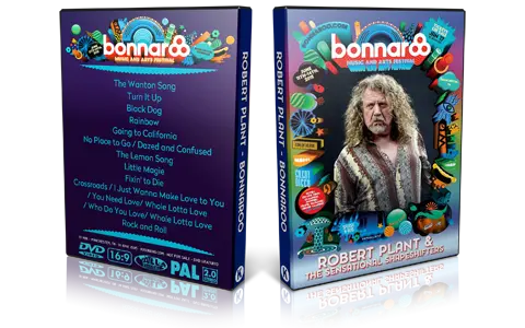 Artwork Cover of Robert Plant 2015-06-14 DVD Bonnaroo Festival 2015 Proshot