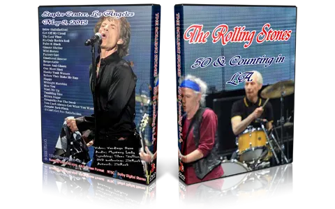 Artwork Cover of Rolling Stones 2013-05-03 DVD Los Angeles Audience