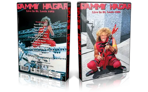 Artwork Cover of Sammy Hagar Compilation DVD St Louis 1983 Proshot