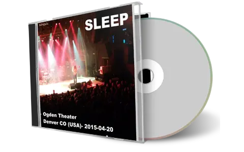 Artwork Cover of Sleep 2015-04-20 CD Denver Audience