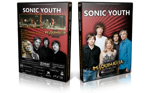 Artwork Cover of Sonic Youth Compilation DVD Santiago 2011 Proshot