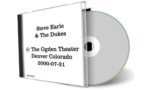 Artwork Cover of Steve Earle 2000-07-31 CD Denver Audience