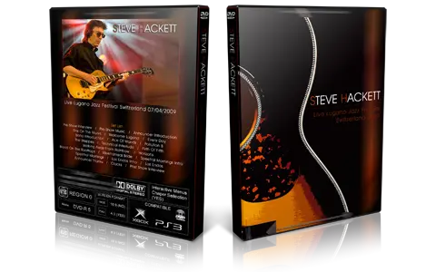 Artwork Cover of Steve Hackett 2009-07-04 DVD Lugano Jazz Festival Proshot