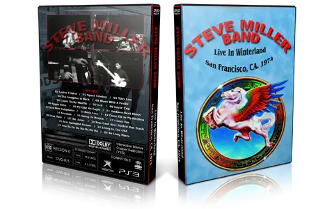Artwork Cover of Steve Miller 1974-01-05 DVD San Francisco Proshot