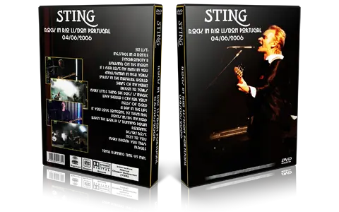 Artwork Cover of Sting 2006-04-06 DVD Lisbon Proshot