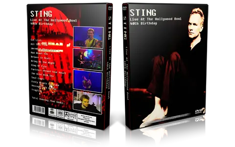 Artwork Cover of Sting Compilation DVD Hollywood Bowl 40th Birthday Proshot