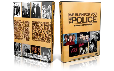 Artwork Cover of The Police Compilation DVD Hamburg 1980 Proshot
