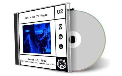 Artwork Cover of U2 1992-03-18 CD East Rutherford Audience