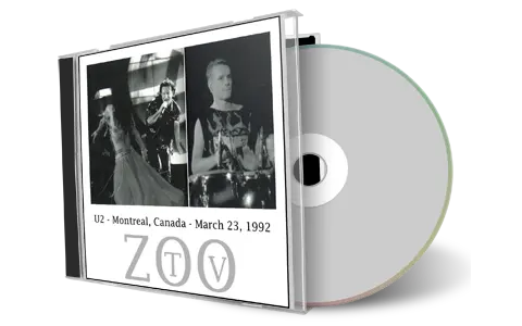 Artwork Cover of U2 1992-03-23 CD Montreal Audience
