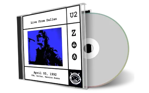 Artwork Cover of U2 1992-04-05 CD Dallas Audience