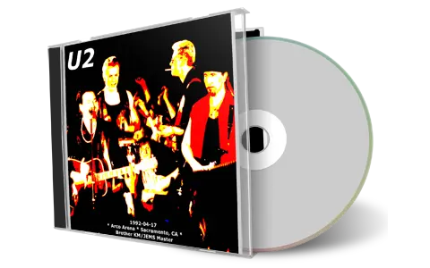 Artwork Cover of U2 1992-04-17 CD Sacramento Audience
