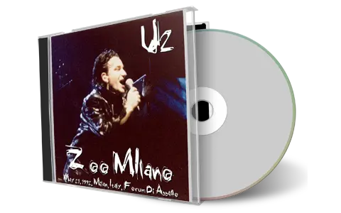 Artwork Cover of U2 1992-05-21 CD Milan Audience