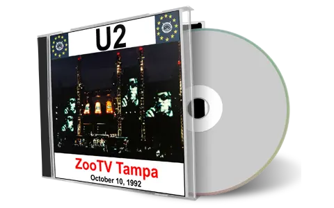 Artwork Cover of U2 1992-10-10 CD Tampa Audience