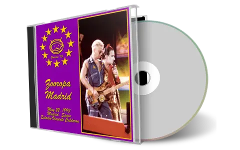 Artwork Cover of U2 1993-05-22 CD Madrid Audience