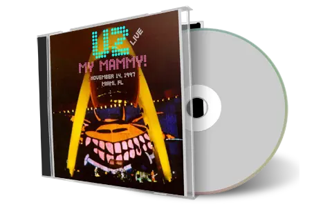Artwork Cover of U2 1997-11-14 CD Miami Audience
