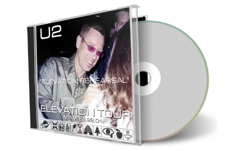 Artwork Cover of U2 2001-03-22 CD Miami Soundboard