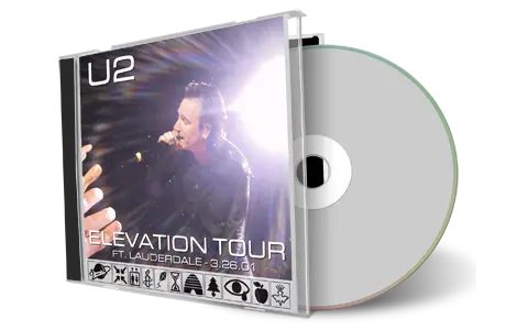 Artwork Cover of U2 2001-03-26 CD Fort Lauderdale Audience