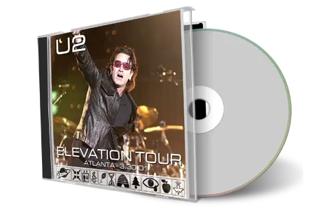 Artwork Cover of U2 2001-03-30 CD Atlanta Audience
