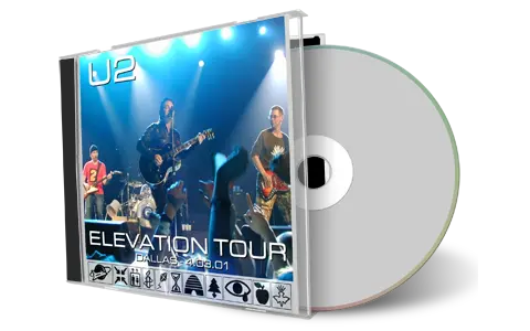 Artwork Cover of U2 2001-04-03 CD Dallas Audience