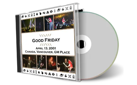 Artwork Cover of U2 2001-04-13 CD Vancouver Audience