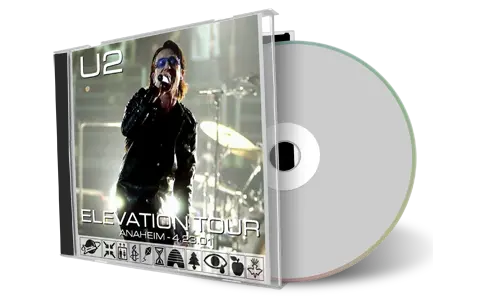 Artwork Cover of U2 2001-04-23 CD Anaheim Audience