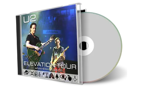 Artwork Cover of U2 2001-04-24 CD Anaheim Audience